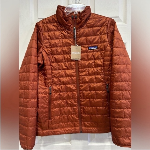 Patagonia Women’s XL Nano Puff Insulated Jacket Burnished Red Puffy NWT